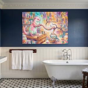 Otter Candy Workshop โ Otter Candy Workshop Blue Bathroom Land 50