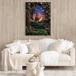 Owl Vigil โ owl vigil sq boujie couch 1port flush print