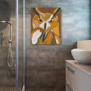Owl's Ember Watch - Luxury Wall Art
