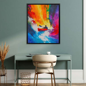 Paddle Through Chaos - Luxury Wall Art