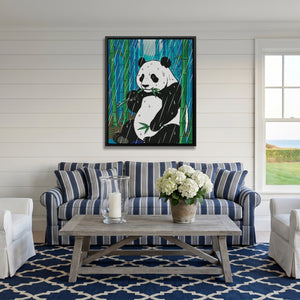 Panda Bamboo Rain — Panda Bamboo Rain Striped Couch Port 305