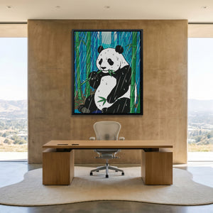 Panda Bamboo Rain — Panda Bamboo Rain Minimalist Lux Office Port 89