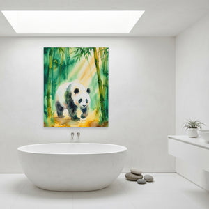 Panda Bamboo Sanctuary — Panda Bamboo Sanctuary Minimalist Bathroom Port 66