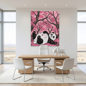 Panda Cherry Bloom — Panda Cherry Bloom White Bull Room Port 191