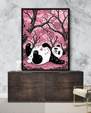 Panda Cherry Bloom โ panda cherry bloom psd marble lux console 1port framed black