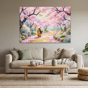 Panda Cherry Blossom — Panda Cherry Blossom Calm Vibes Land 80