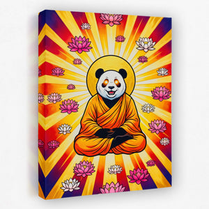 Panda Enlightened Radiance — Panda Enlightened Radiance Portrait Side View Mirror 171