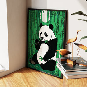 Panda Green Bamboo — Panda Green Bamboo New Living Room Wall Apartment Zoom 243