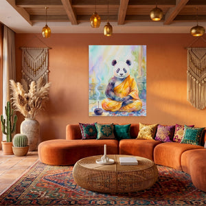Panda Medidative Thought — Panda Medidative Thought Boho Living Port 44