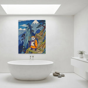 Panda Mountain Pilgrimage — Panda Mountain Pilgrimage Minimalist Bathroom Port 68