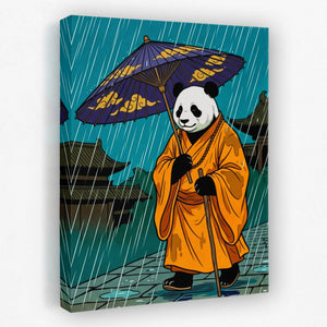 Panda Rainy Monk — Panda Rainy Monk Portrait Side View Mirror 237