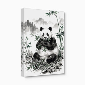 Panda's Feast โ panda's feast angled flush print
