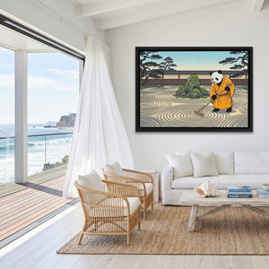 Panda Zen Rake — Panda Zen Rake Malibu Beach Land 236