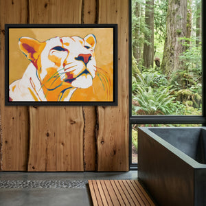 Panther Gold Abstract โ Panther Gold Abstract Outdoor Bathroom Log Land 197