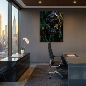 Panther Jungle Prowl โ panther jungle prowl sq office view 1port flush print