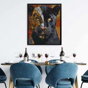 Panther Shadow Split - Luxury Wall Art