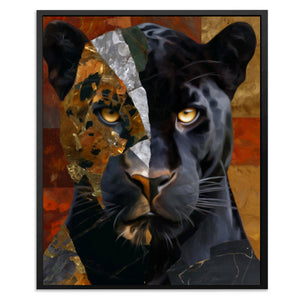 Panther Shadow Split - Luxury Wall Art