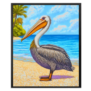 Paradise Pelican - Luxury Wall Art