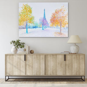 Parisian Autumn Glow - Luxury Wall Art