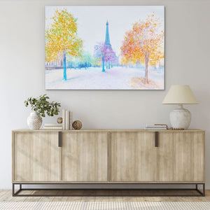 Parisian Autumn Glow - Luxury Wall Art