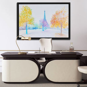 Parisian Autumn Glow - Luxury Wall Art