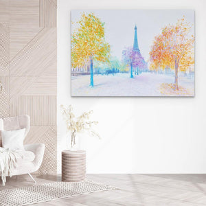 Parisian Autumn Glow - Luxury Wall Art