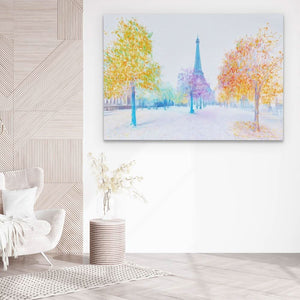 Parisian Autumn Glow - Luxury Wall Art