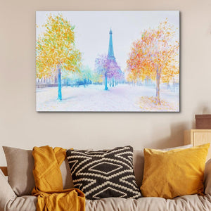 Parisian Autumn Glow - Luxury Wall Art