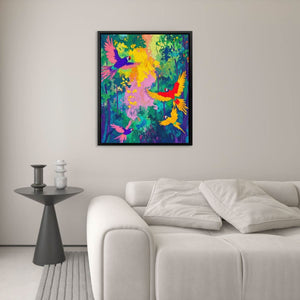 Parrot Jungle Symphony - Luxury Wall Art