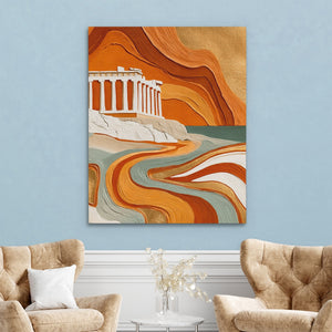 Parthenon Clay Layers - Luxury Wall Art