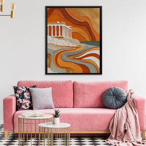 Parthenon Clay Layers - Luxury Wall Art