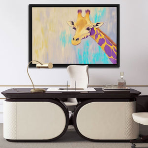 Pastel Giraffe - Luxury Wall Art