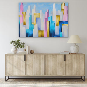 Pastel Skyscrapers - Luxury Wall Art