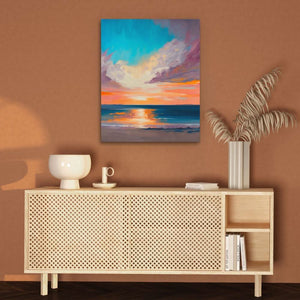 Pastel Sunset - Large Modern Canvas Print
