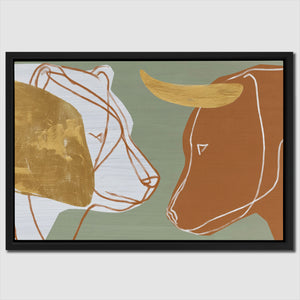 Pastoral Golden Duo - Luxury Wall Art