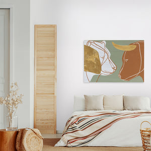 Pastoral Golden Duo - Luxury Wall Art