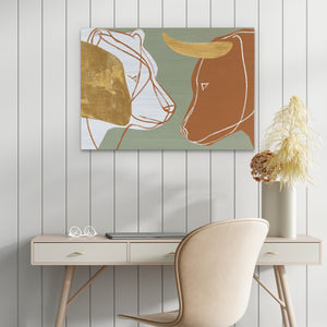 Pastoral Golden Duo - Luxury Wall Art