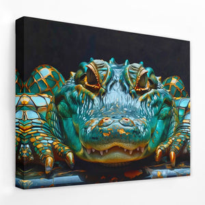 Patient Alligator - Luxury Wall Art