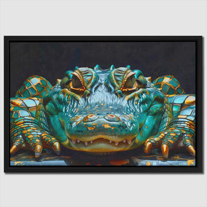 Patient Alligator - Luxury Wall Art