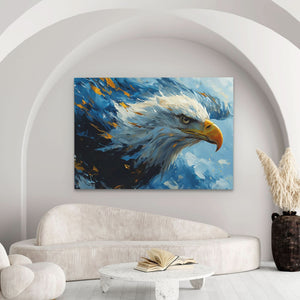 Patriotic Bald Eagle - Luxury Wall Art