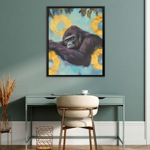 Peaceful Primate Nap - Luxury Wall Art
