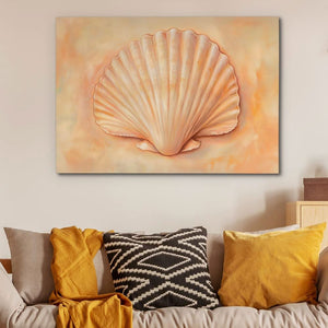 Peach Shell - Luxury Wall Art