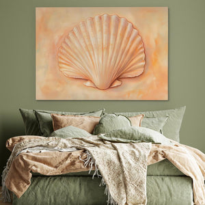 Peach Shell - Luxury Wall Art