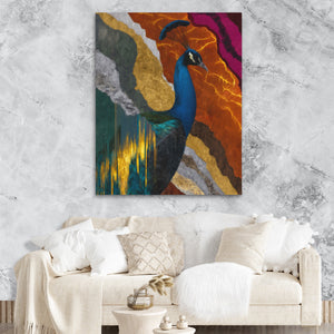 Peacock Color Scatter — Peacock Color Scatter Lux Couch Marble Walls 195