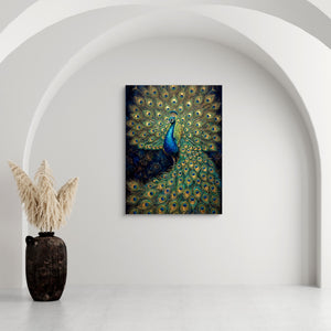 Peacock Display โ peacock display sq white wall 1port flush print