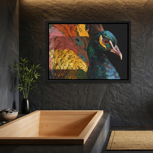 Peacock Forest Geometric โ Peacock Forest Geometric Bamboo Bathroom Land 46