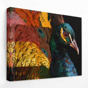 Peacock Forest Geometric โ Peacock Forest Geometric Landscape Side View Mirror Wrap 160