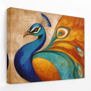 Peacocks Flowing Tapestry - Luxury Wall Art