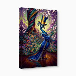 Peacock's Grand Illusion - Luxury Wall Art