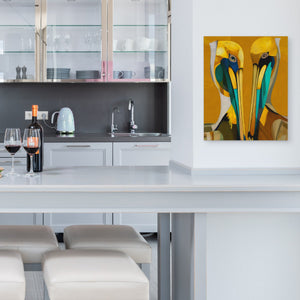 Pelican Golden Bond - Luxury Wall Art